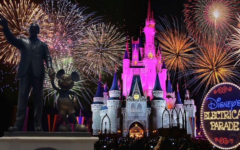 Disney Parada Electrica en Magic Kingdom 31 de Diciembre