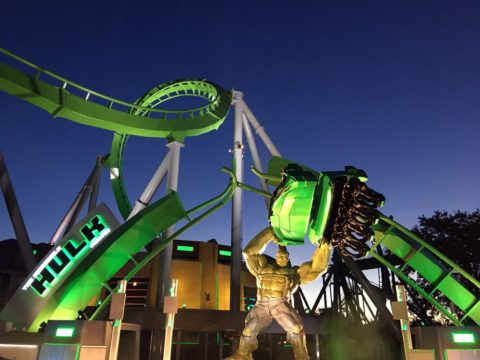 Hulk Roller Coaster en Universal Island of Adventure Orlando