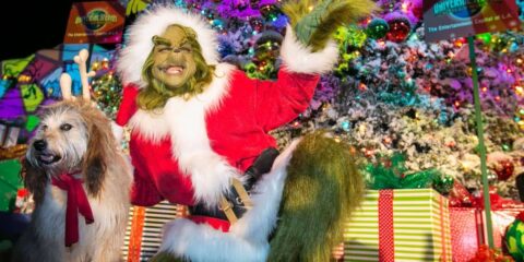 Grinch en Universal Studios Orlando para estas navidades