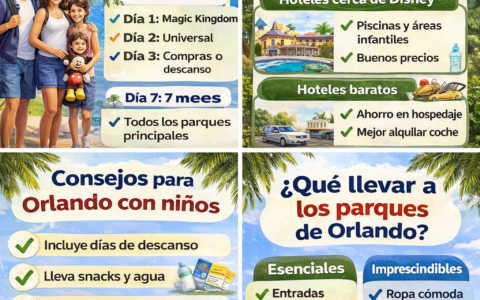 Orlando con niños: consejos reales para disfrutar sin estrés en DIsneyworld o Universal Studios